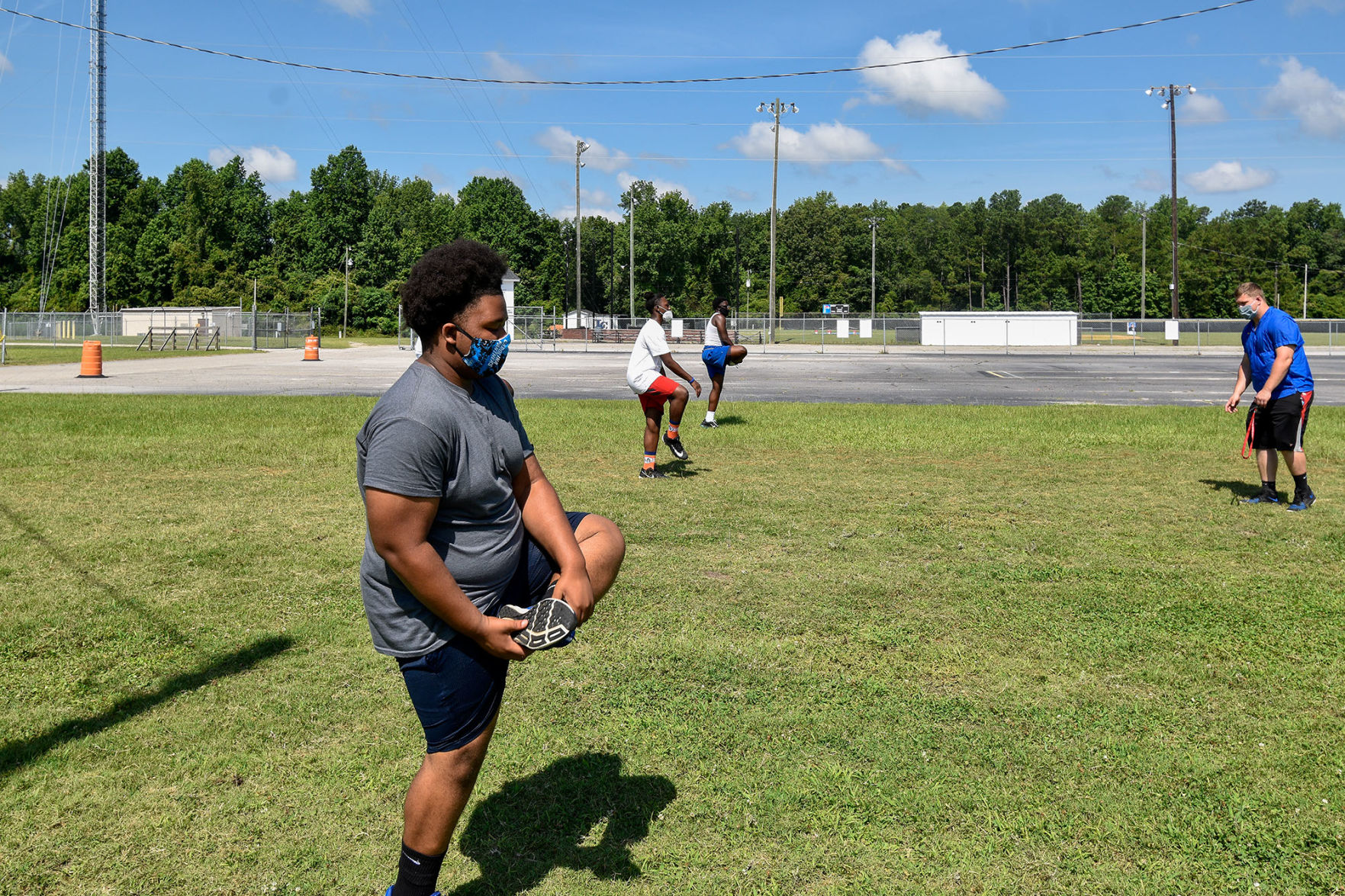 Lake City HS Football Conditioning